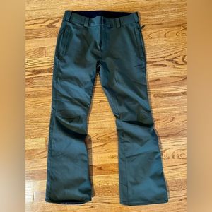 Volcom Snowboard Pants, Green, Medium, New With No Tags